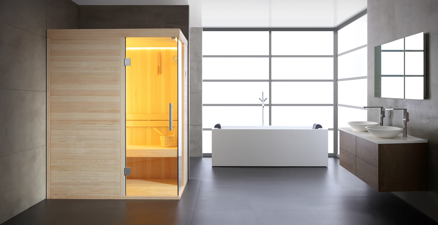 AWT E1805 Pine binnensauna met Harvia Vega – 2 tot 4 personen