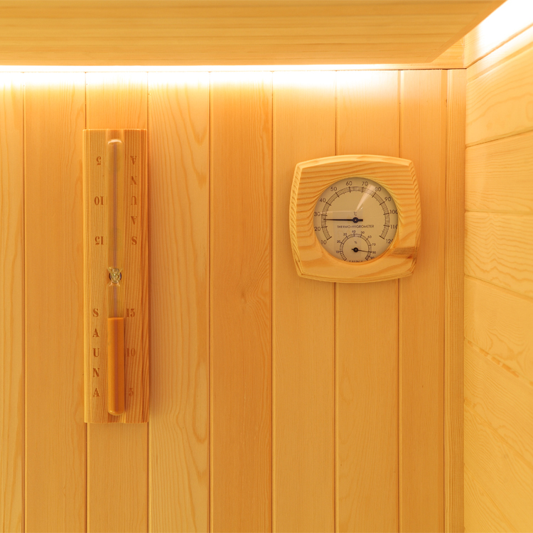 AWT E1805 Pine binnensauna met Harvia Vega – 2 tot 4 personen