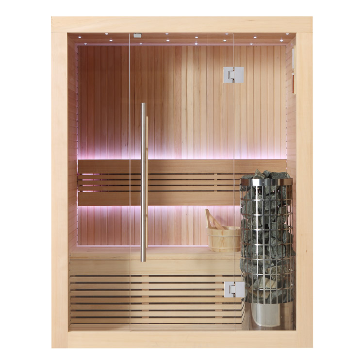 AWT E1113C compacte Hemlock binnensauna – 1 tot 2 personen