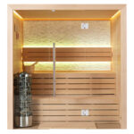 AWT E1604C Hemlock binnensauna met Harvia Cilindro