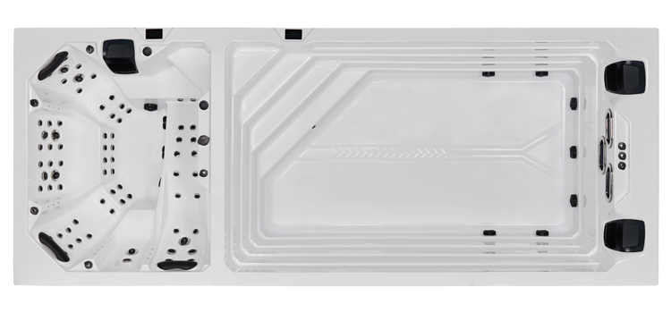 AWT Innovation 590 Dual zwemspa – wit/grijs