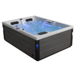 AWT Jaccuzi buitenwirlpool IN-405 eco Sterling Silver/220x160/grijs