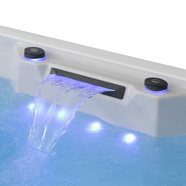 AWT Jaccuzi buitenwirlpool IN-405 eco Sterling Silver/220x160/grijs