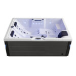 AWT Jaccuzi buitenwirlpool IN-405 eco Sterling Silver/220x160/grijs