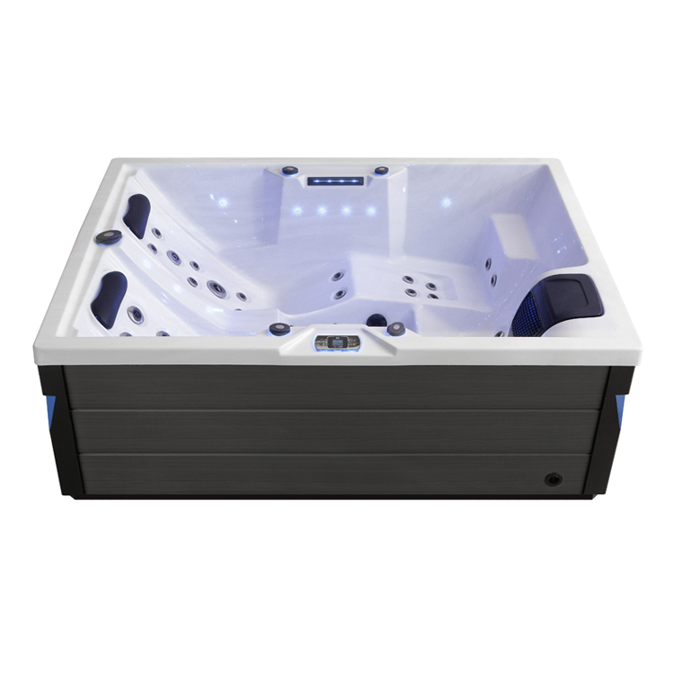 AWT Jaccuzi buitenwirlpool IN-405 eco Sterling Silver/220x160/grijs