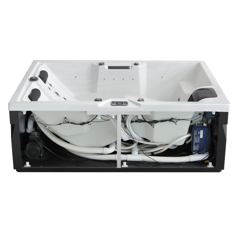 AWT Jaccuzi buitenwirlpool IN-405 eco Sterling Silver/220x160/grijs