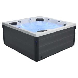 AWT Jaccuzi buitenwirlpool IN-401 eco Sterling Silver/200x200/grijs