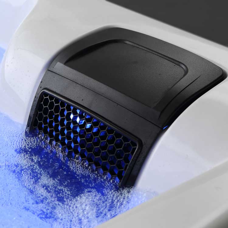 AWT Jaccuzi buitenwirlpool IN-401 eco Sterling Silver/200x200/grijs