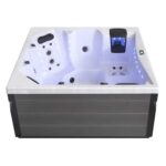 AWT Jaccuzi buitenwirlpool IN-401 eco Sterling Silver/200x200/grijs