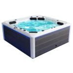 AWT Jaccuzi buitenwirlpool IN-703 premium /SterlingSilver/225x225/grau