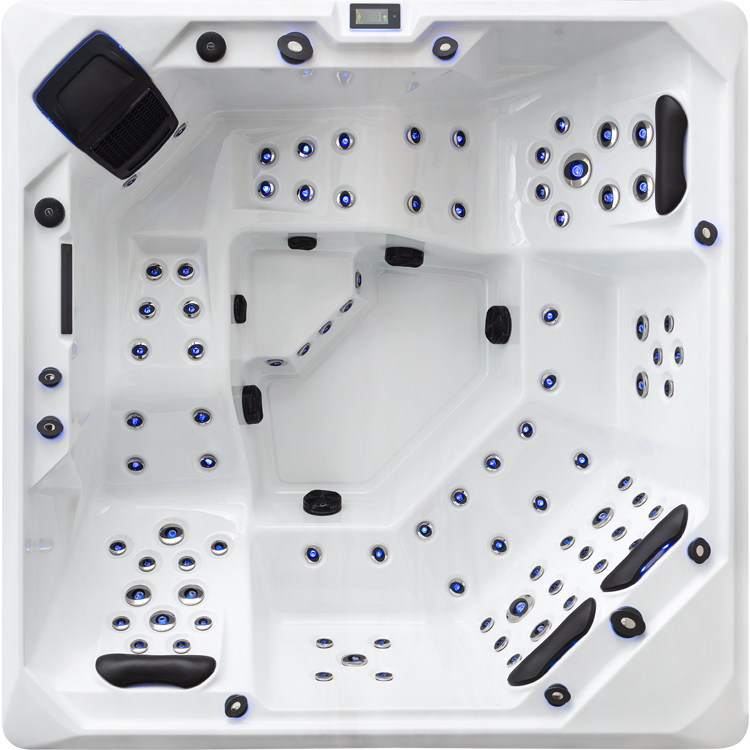 AWT Jaccuzi buitenwirlpool IN-703 premium /SterlingSilver/225x225/grau
